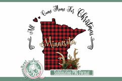 Minnesota Plaid Christmas State Sublimation Product Image 5