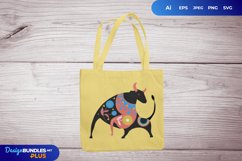 Cow Folk Art SVG Product Image 2