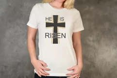 He is Risen Svg, Jesus Svg, Easter Svg, Cross Svg, Bible Svg Product Image 2