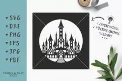 Castle - SVG DXF PNG EPS JPG PDF Cutting File Product Image 1