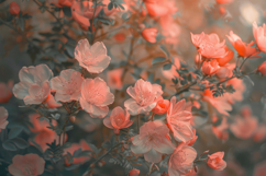 Pink Cherry Blossoms Background Wallpaper Product Image 1
