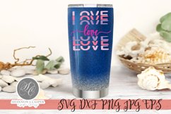 Fun Stacked Layered Love Design Product Image 4