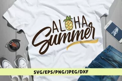 Aloha Summer - Summer SVG EPS DXF PNG Cutting Files Product Image 1