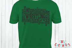 Wrestling SVG | Wrestling Word Art | Shirt Design Product Image 2