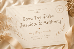 Knitheart | Cute Display Font | Romantic Playful Display Product Image 6