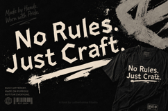 Roughcraft Font Bold Handmade Display Product Image 9