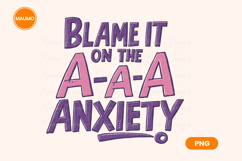 Social Anxiety, Funny Mental Health Png Product Image 1