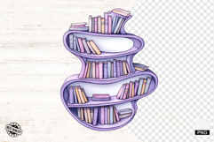 Whimsical Coquette Reading Books PNG - Reading Clipart Product Image 1