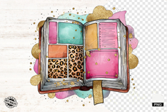 Whimsical Coquette Reading Books PNG - Reading Clipart Product Image 1
