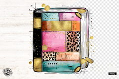 Whimsical Coquette Reading Books PNG - Reading Clipart Product Image 1