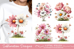 Whimsical Flowers Spring Clipart Product Image 1