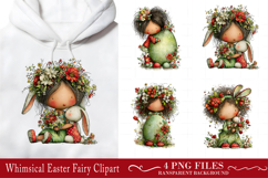 Whimsical Easter Fairy Clipart Product Image 1