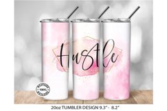 TUMBLER FILES HUSTLE WATERCOLOR Product Image 1