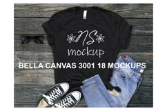 Bella Canvas 3001 T-shirt Mockup BUNDLE Product Image 1