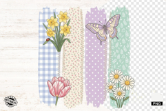 Pastel Spring Brush Stroke PNG - Spring Clipart Product Image 1