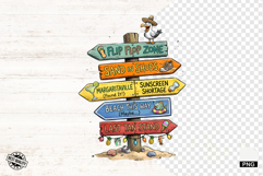 Summer Beach Signspot Clipart Product Image 1
