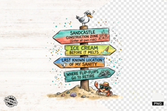 Summer Beach Signspot Clipart Product Image 1