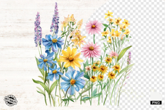 Summer Wildflowers Png - Flowers Clipart Product Image 1