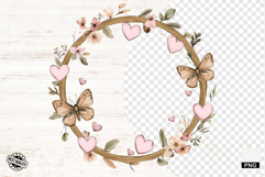 Mothers Day Butterfly Border Png - Mothers Day Clipart Product Image 1