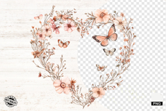 Mothers Day Butterfly Border Png - Mothers Day Clipart Product Image 1