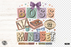 Boss Girl Sublimation Png - Girl illustration Product Image 1