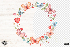 Mothers Day Butterfly Border Png - Mothers Day Clipart Product Image 1
