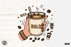 Summer Coffee Time Png - Coffee Sublimation Product Image 1