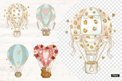Hot Air Balloons PNG - Hot Air Balloons Clipart Product Image 1