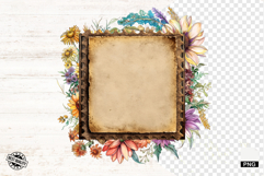 Summer Floral Tags PNG - Ticket Clipart Product Image 1