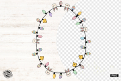 Easter Day Doodle Lights PNG - Easter Clipart Product Image 1