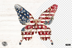 4th Of July Butterfly PNG - Butterfly Clipart Product Image 1