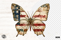 4th Of July Butterfly PNG - Butterfly Clipart Product Image 1