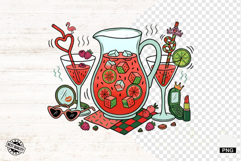 Summer Watermelon Drinks PNG - Summer Clipart Product Image 1