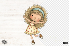 Summer Whimsical Girl - Summer Png - Summer Clipart Product Image 1