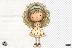 Summer Whimsical Girl - Summer Png - Summer Clipart Product Image 1