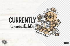 Summer Dog Reading Png Sublimation - Summer Dog Clipart Product Image 1