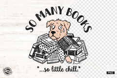 Summer Dog Reading Png Sublimation - Summer Dog Clipart Product Image 1