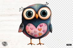 Quirky Whimsical Summer Bird Png Sublimation - Birds Clipart Product Image 1