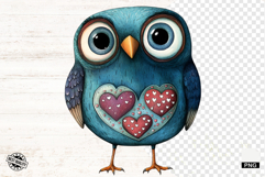 Quirky Whimsical Summer Bird Png Sublimation - Birds Clipart Product Image 1