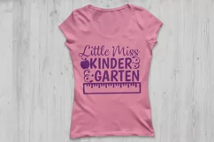 Little Miss Kindergarten svg, Kindergarten svg, School Svg. Product Image 2