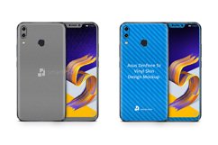 Asus Zenfone 5Z Vinyl Skin Design Mockup 2018 Product Image 2