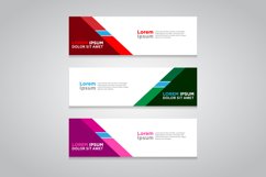 Vector abstract design banner web template. Product Image 1