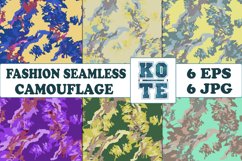 6 Seamless Fashion Camouflage Product Image 1