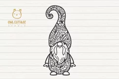 Scandinavian Floral Gnomes SVG, Gnome Clipart, Tomte Product Image 2