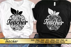 Teacher SVG PNG EPS DXF Files for Cutting and Printing Product Image 1