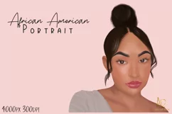 African American Portrait | Generic Woman Illustration Product Image 1