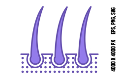 Colored Hair Icon Product Image 1