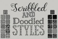 Scribbled And Retro Inked Styles Product Image 2