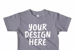 American Apparel 2105W Kids T-shirt Mock Ups - 10|PNG Product Image 10
