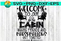 Welcome To Our Cabin - Camping LED Bucket - Welcome Mat Product Image 2